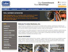 Tablet Screenshot of lodanelectronics.com